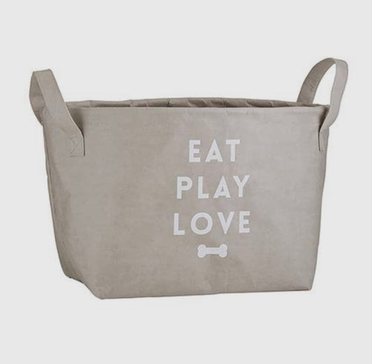 Eat Play Love Storage Tote