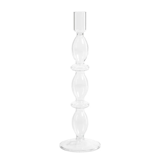 Sirena Glass Taper Candle Holder