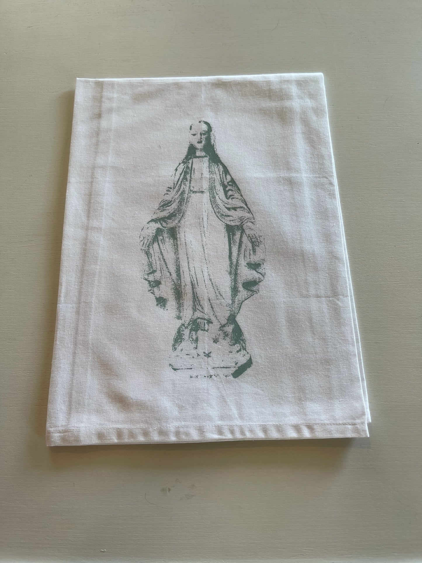 Blessed Mother Tea Towel